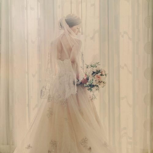 Behind the veil wedding photography