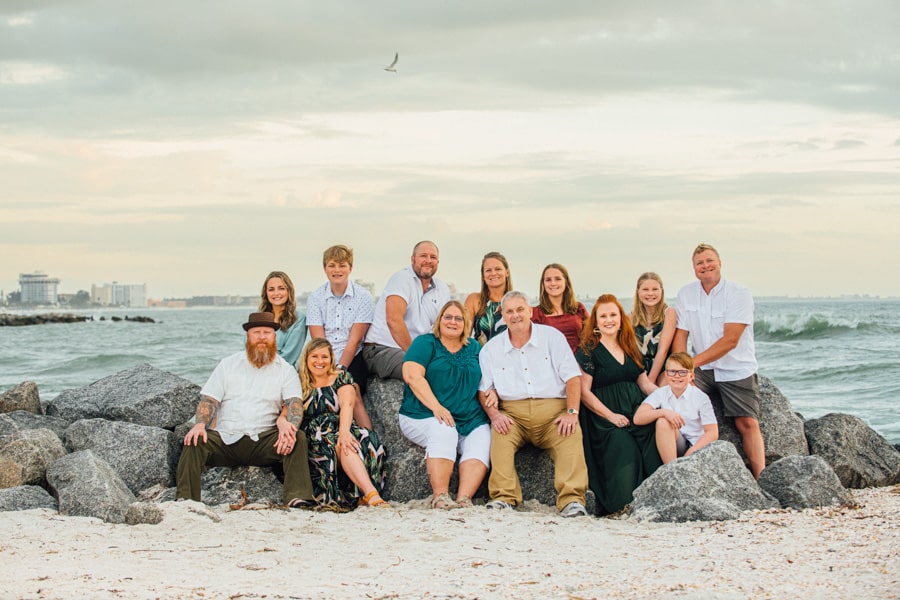 clearwater Family beach portrait